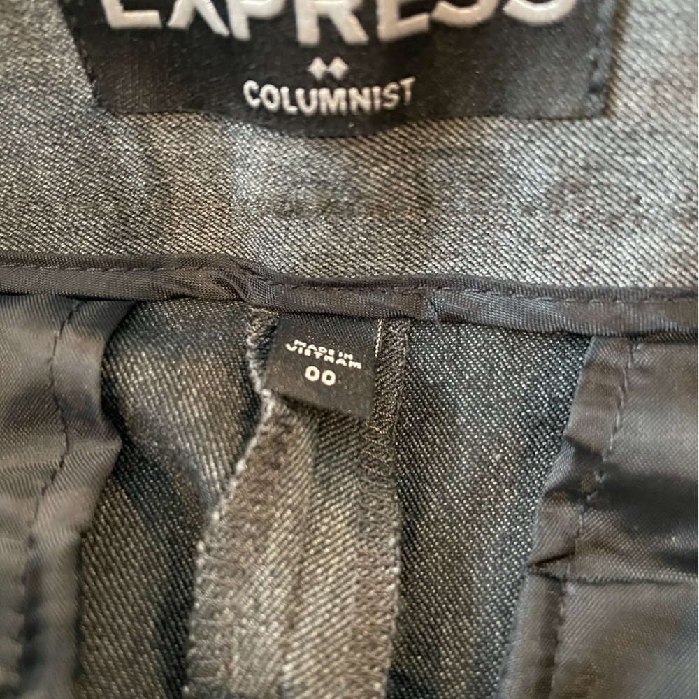 Express Columnist Dark Grey Pants Size 00 - Like … - image 2